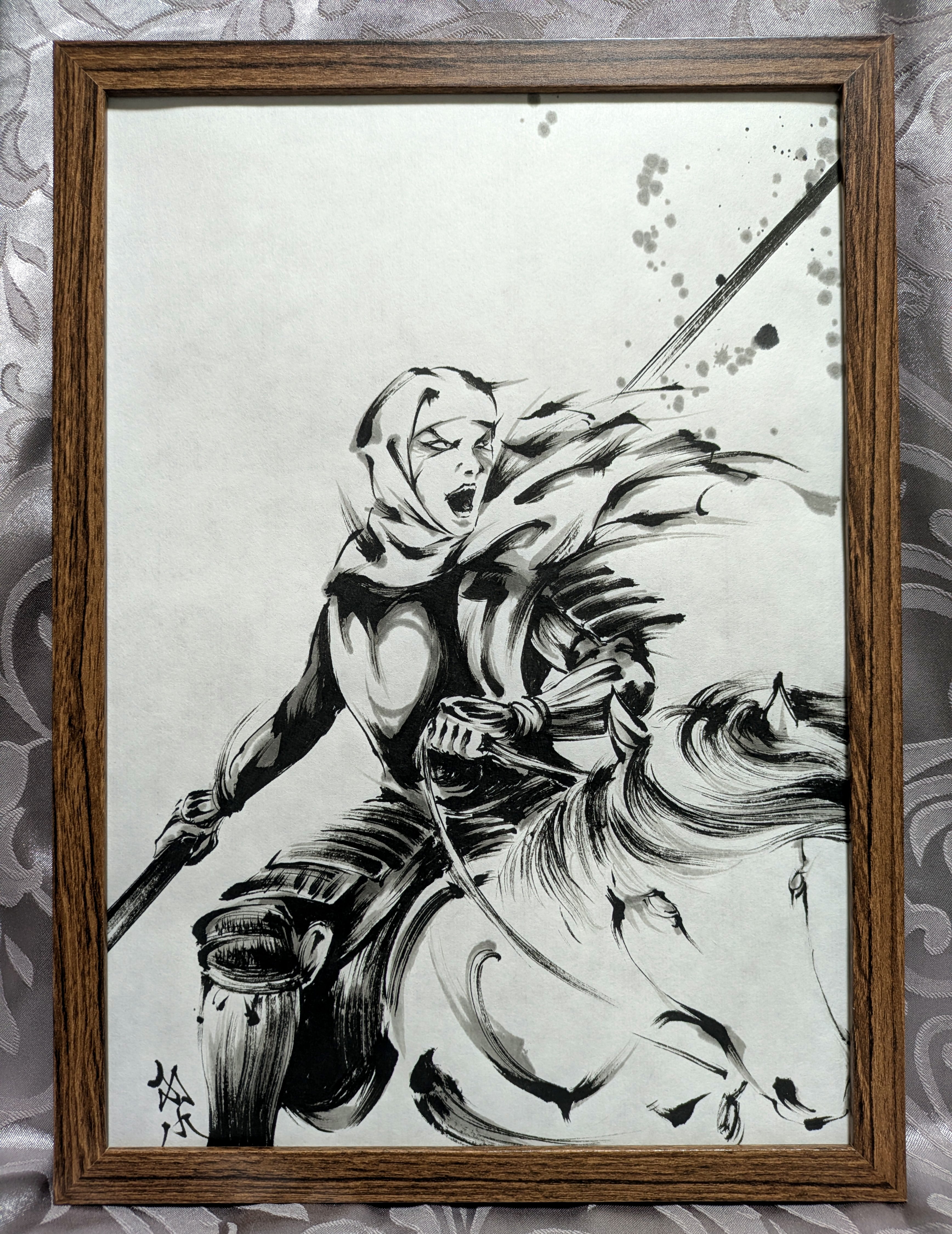 墨で描いた上杉謙信