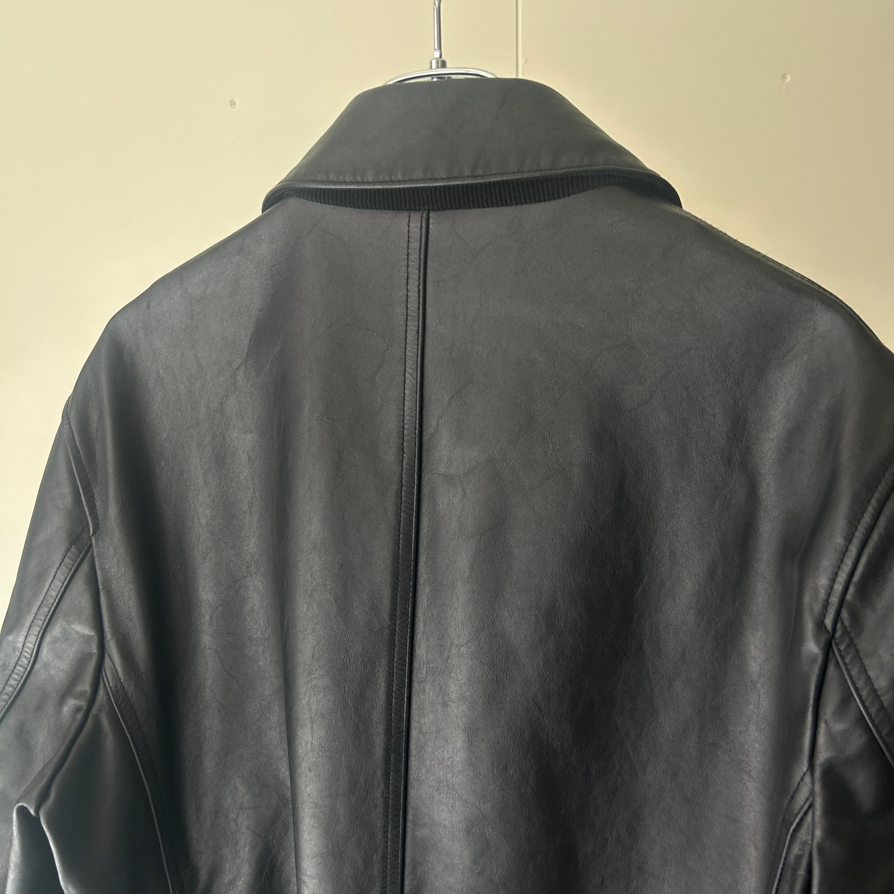 old DKNY leather jacket | sober