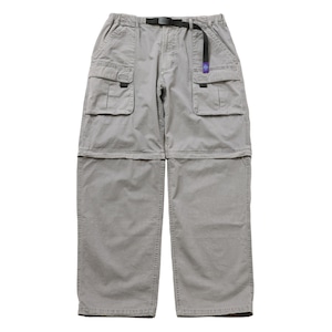 GRAMICCI X ALL WEATHER PROOF / ZIP-OFF PIGMENT PANT GREY PIGMENT