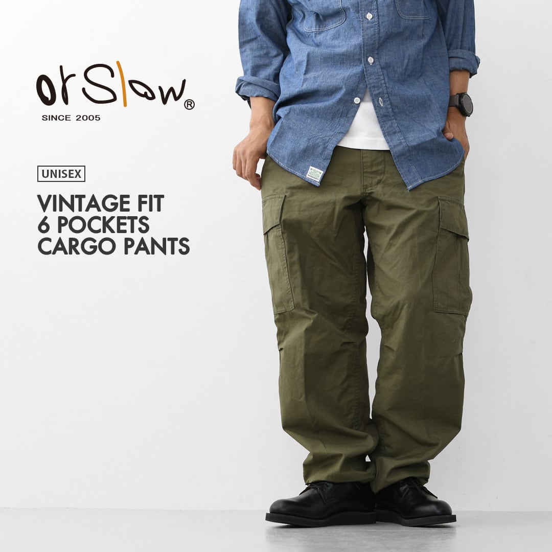 orslow[オアスロウ] UNISEX VINTAGE FIT 6 POCKETS CARGO PANTS [03