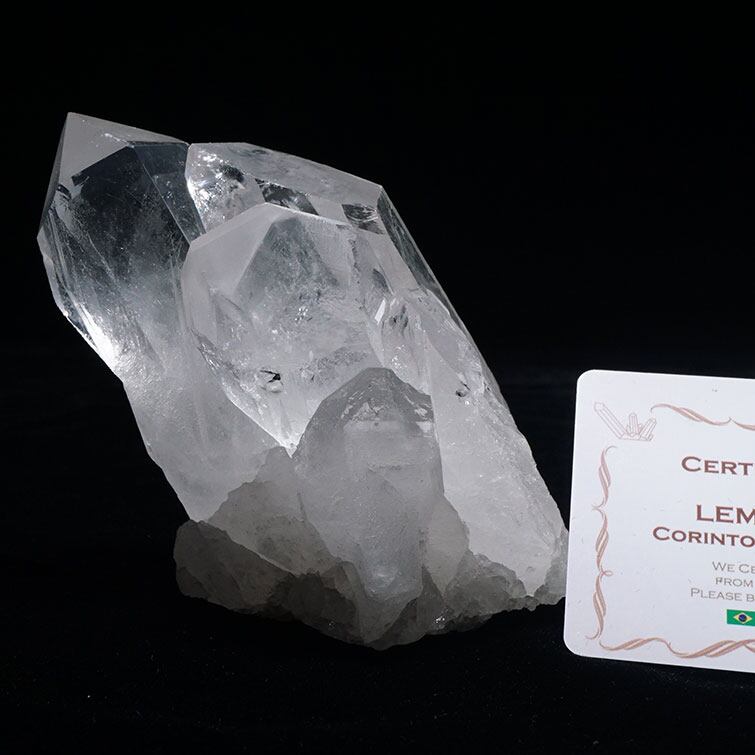 水晶 クラスター ブラジル ミナスジェライス州 コリント産 レムリアンシード 証明書付属 一点物 282-339