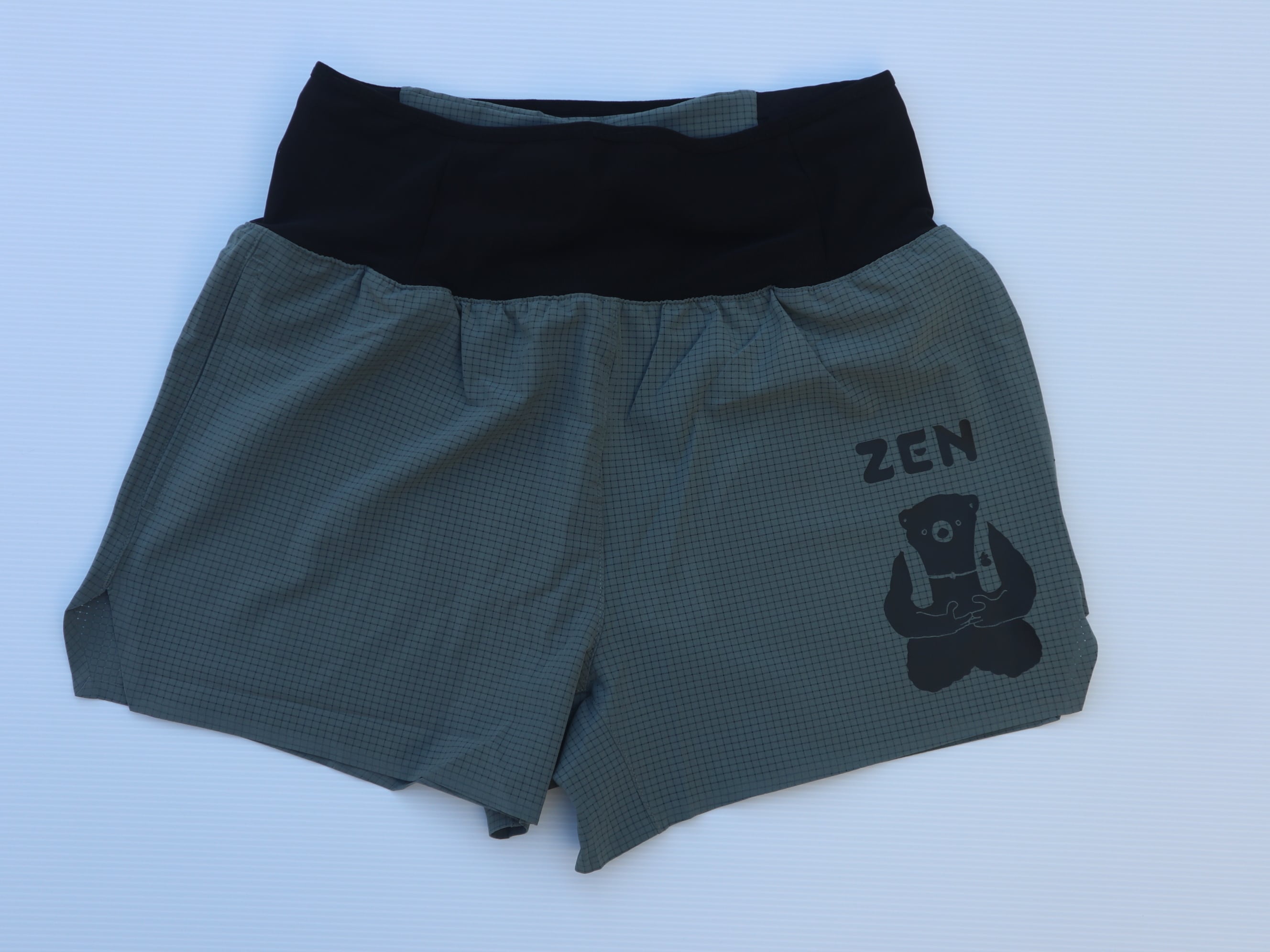 ZEN / quick Dri Running Shorts-Moss Green | PAY ID