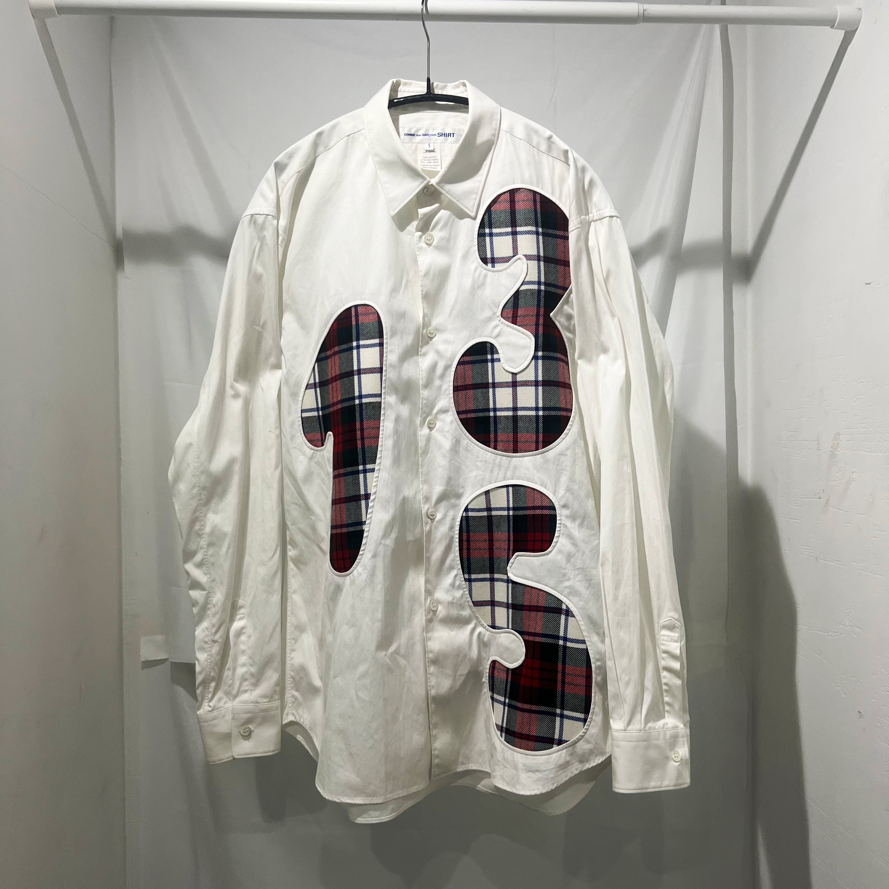 COMME des GARCONS SHIRT コムデギャルソンシャツ 22AW Number Tartan 