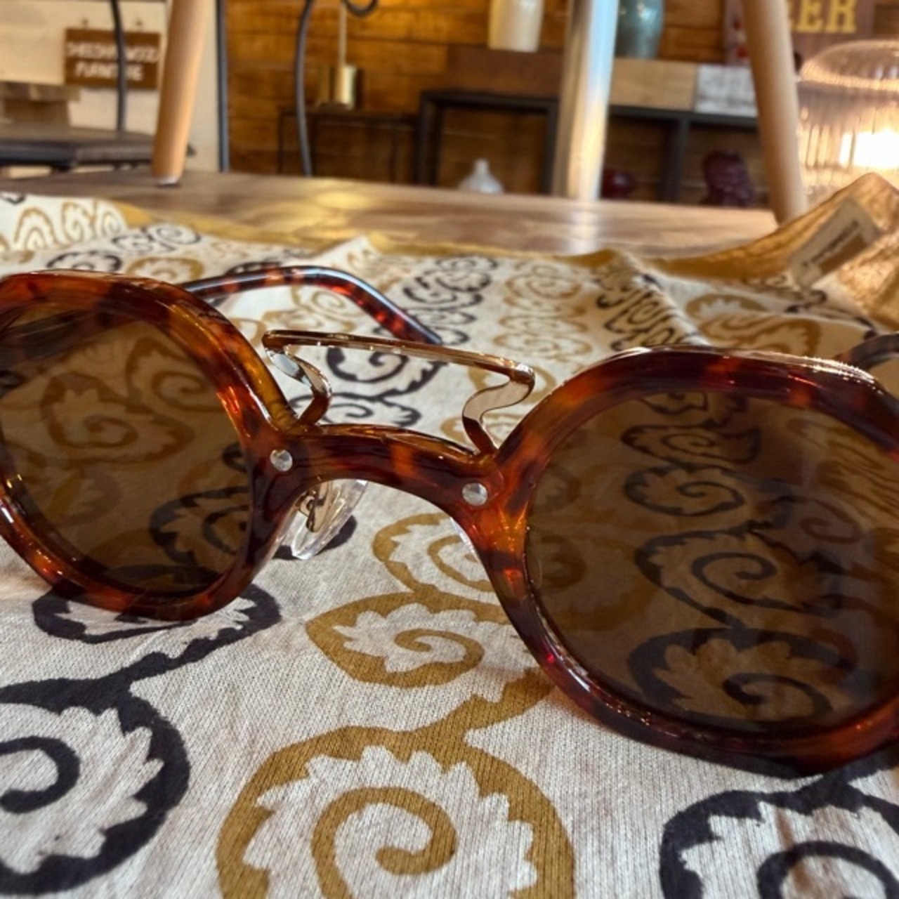 TOPANGA  accessory Vintage-style round sunglasses 3Color　ヴィンテージスタイルラウンドサングラス　サングラス　レトロ　ラウンドサングラス　Round　Sunglasses