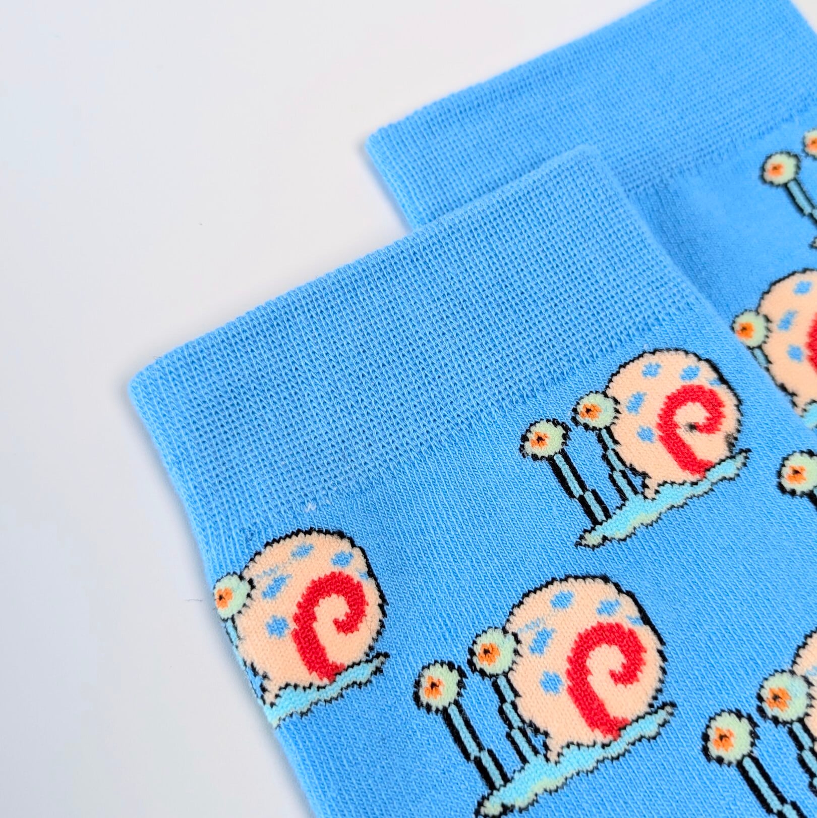 【 crew socks / クルーソックス 】SpongeBob SquarePants ( スポンジボブ ) / ゲイリー 靴下 / ソックス〚アメリカン雑貨 アメトイ〛