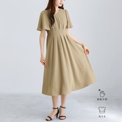 【 ラクして整うカセット服 】 さらさらオックス・タックワンピース（776235）