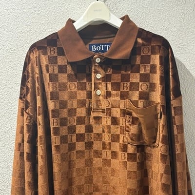 BOTT ボット ベロア ブロック シャツ 【表参道t08】 | ブランド古着Brooch