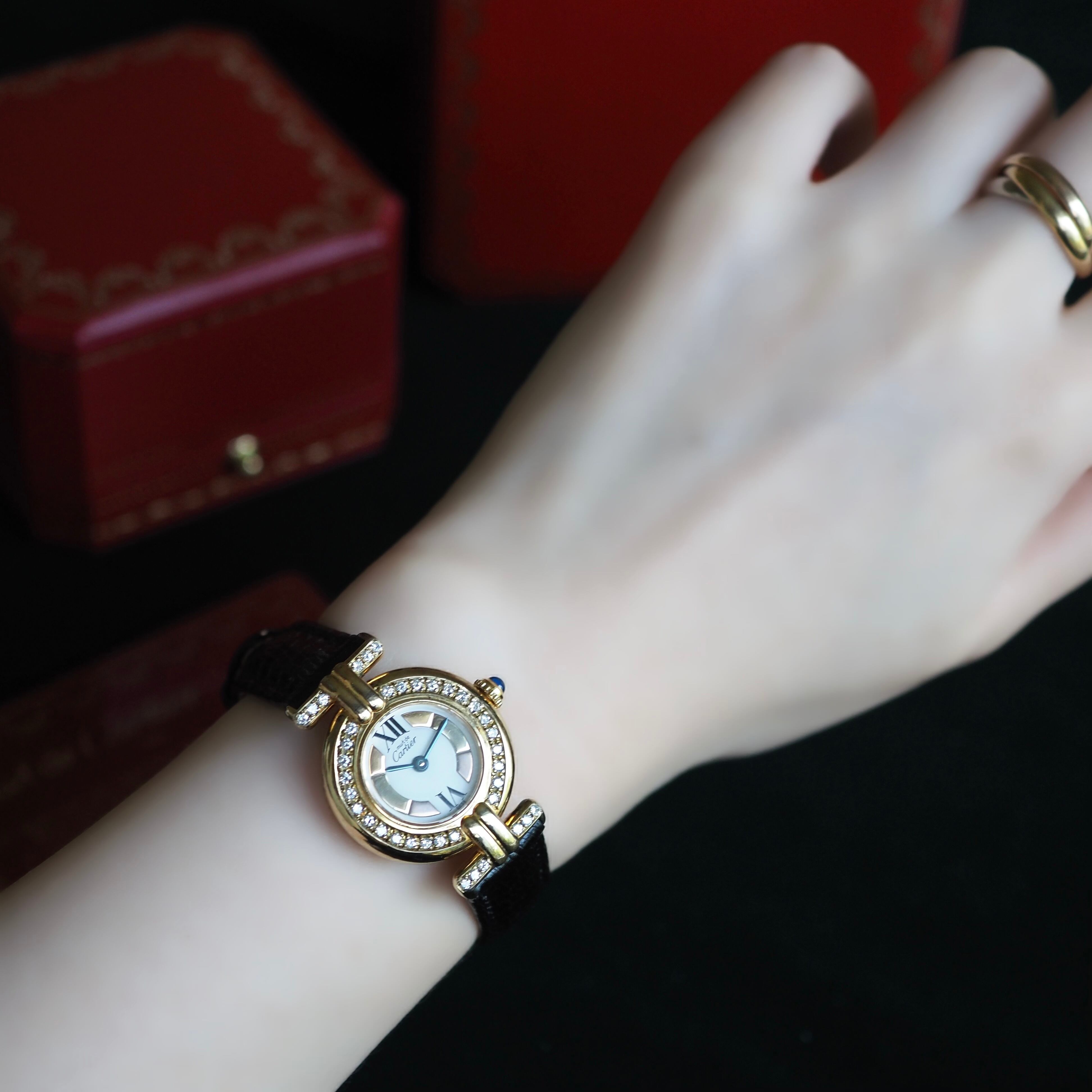 Cartier カルティエ マストコリゼ ダイヤベゼル スリーカラー
