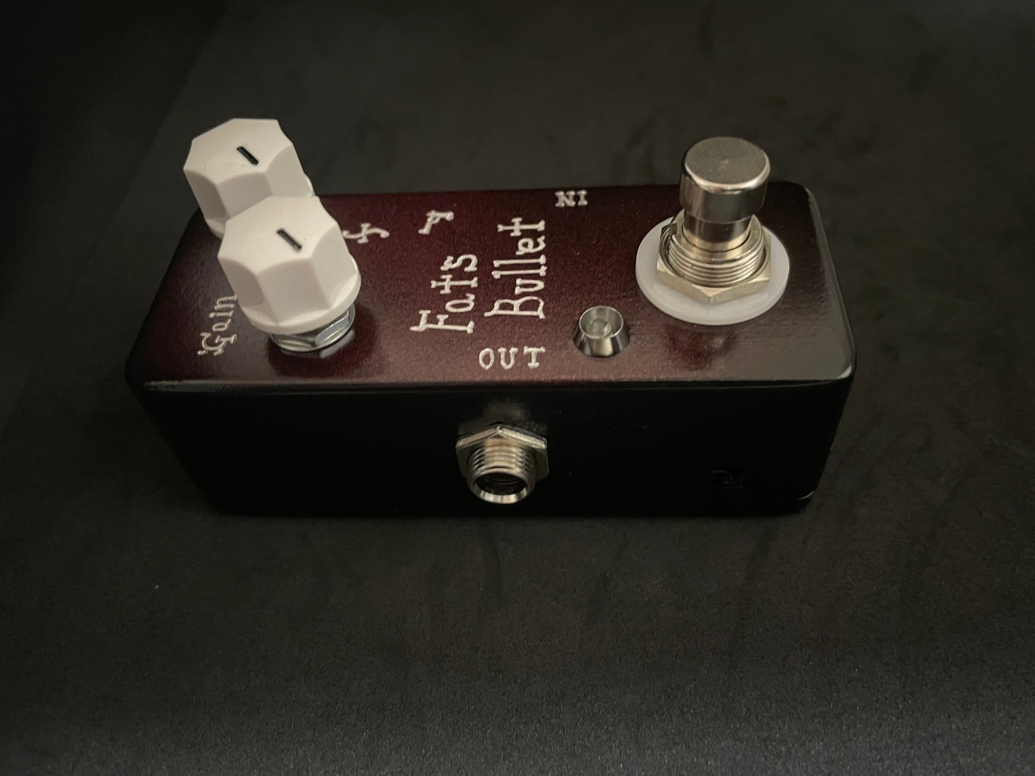 ☆Fats Sound・Fats Bullet☆Fixed Wah 超小型多機能コイルレスワウブースター：ファッツブレット/Fixed Wah