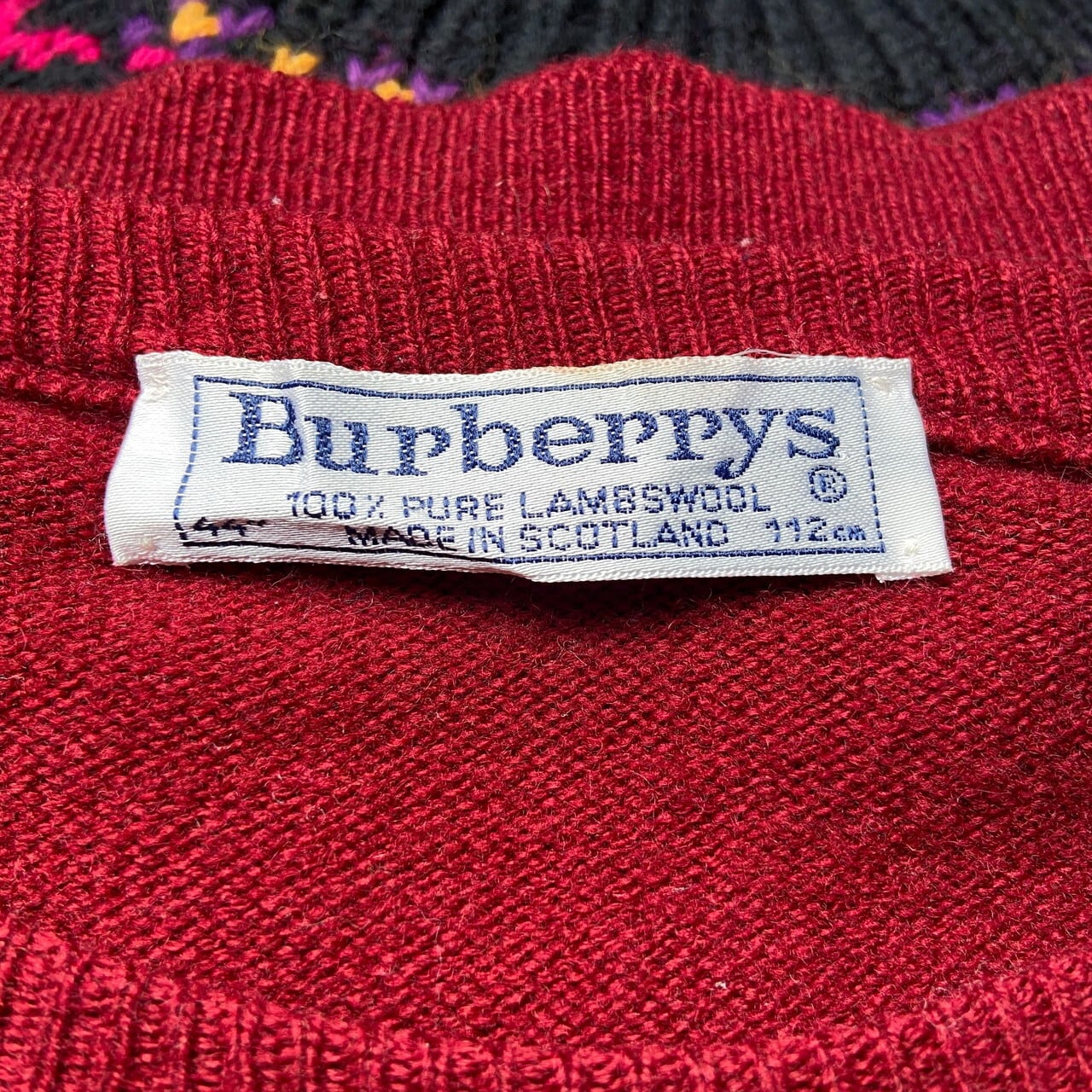 Burberrys バーバリー ウール クルーネックニットセーター メンズXL ...