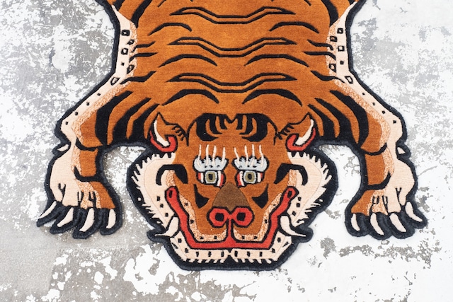 Tibetan Tiger Rug 《Sサイズ•プレミアムウール272》チベタンタイガーラグ