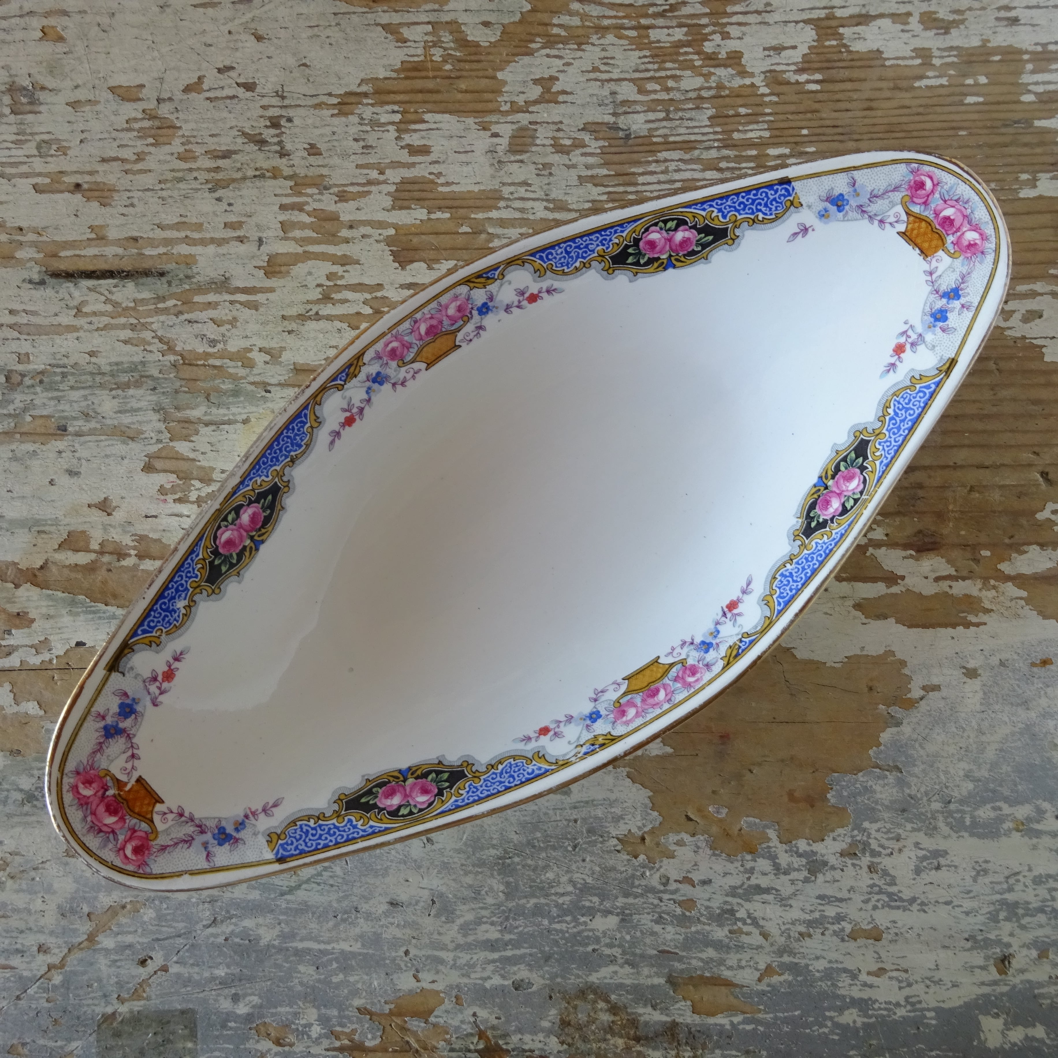 ☆SARREGUEMINES ET DIGOIN décor《Petites Roses》RAVIER (A)