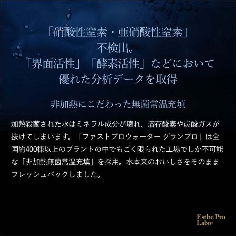 エステプロ・ラボ ファストプロウォーター500ml×48本 | Vi5