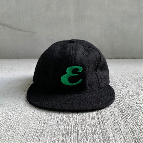 EBBETS FIELD FLANNELS "E" Brooklyn Studium (Ebbets Field) costom exclusive cap エベッツフィールド キャップ カスタム別注 BLACK