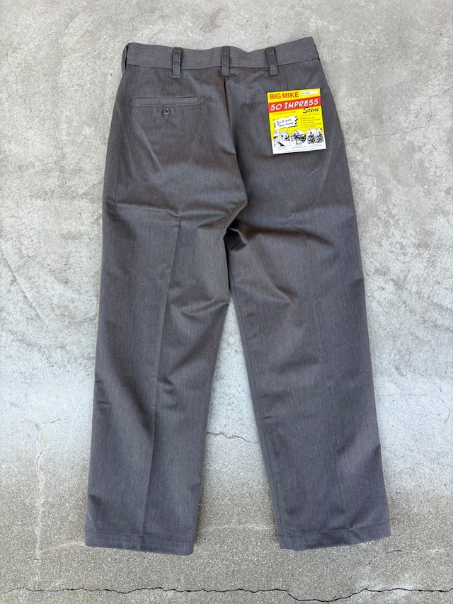 BIG MIKE / No tack chino work pants / ワークパンツ / チノパンツ / 杢GRAY / 102337200