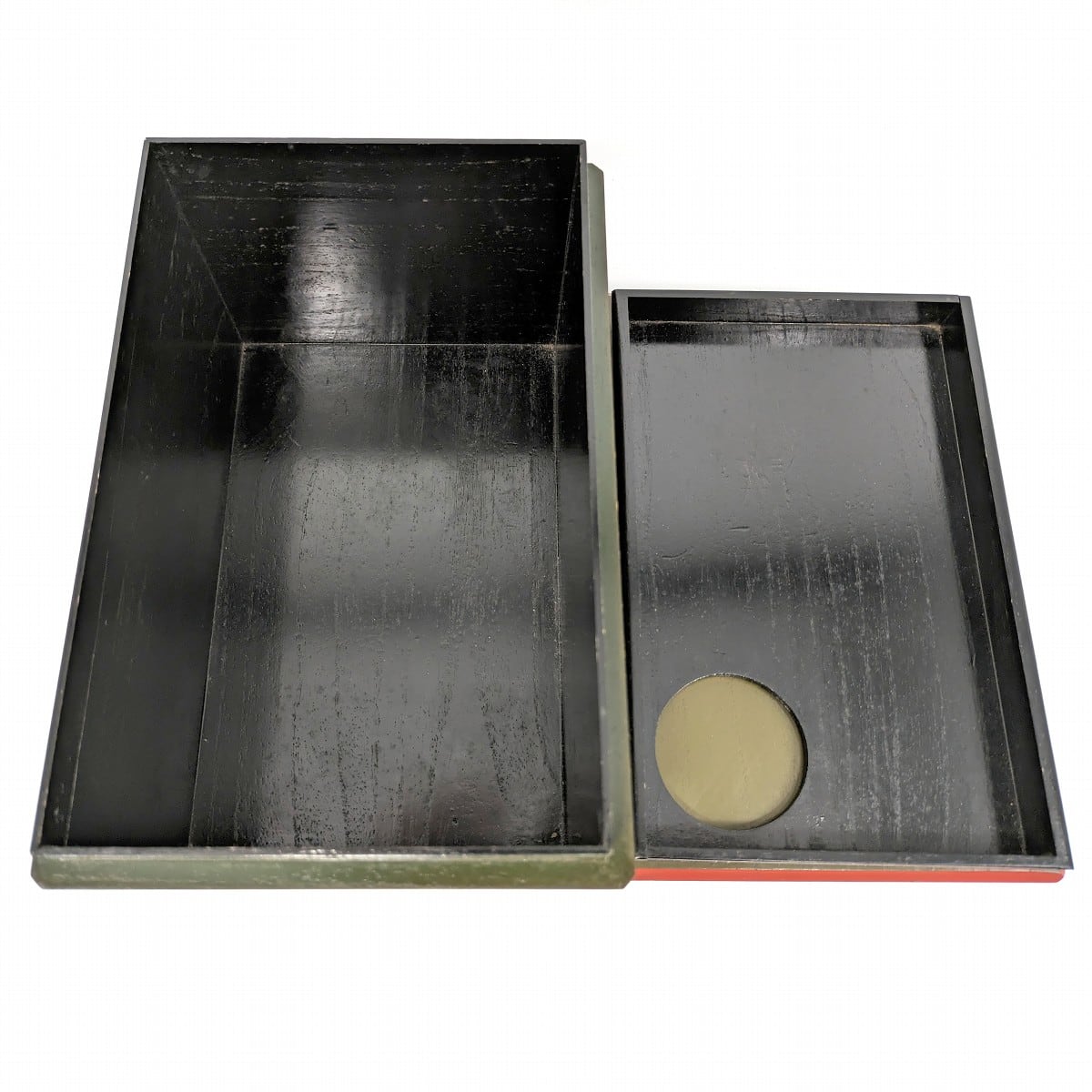 利休茶箱・棗・茶匙・茶筅筒・茶巾筒・振出・茶道具セット・No.230806