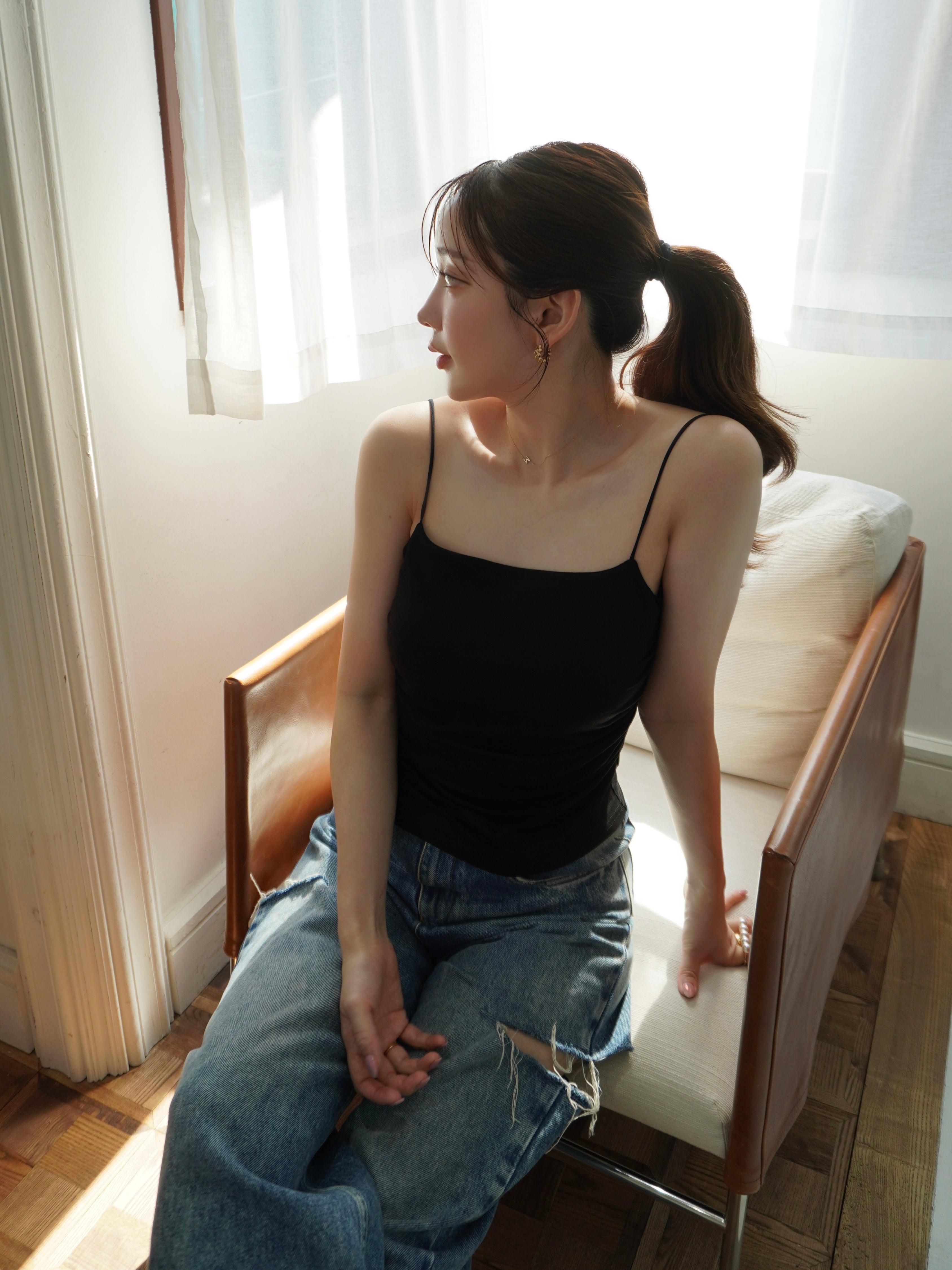 backopen camisole / black 8/7 21:00 ～ 再販 (即納) | HYEON
