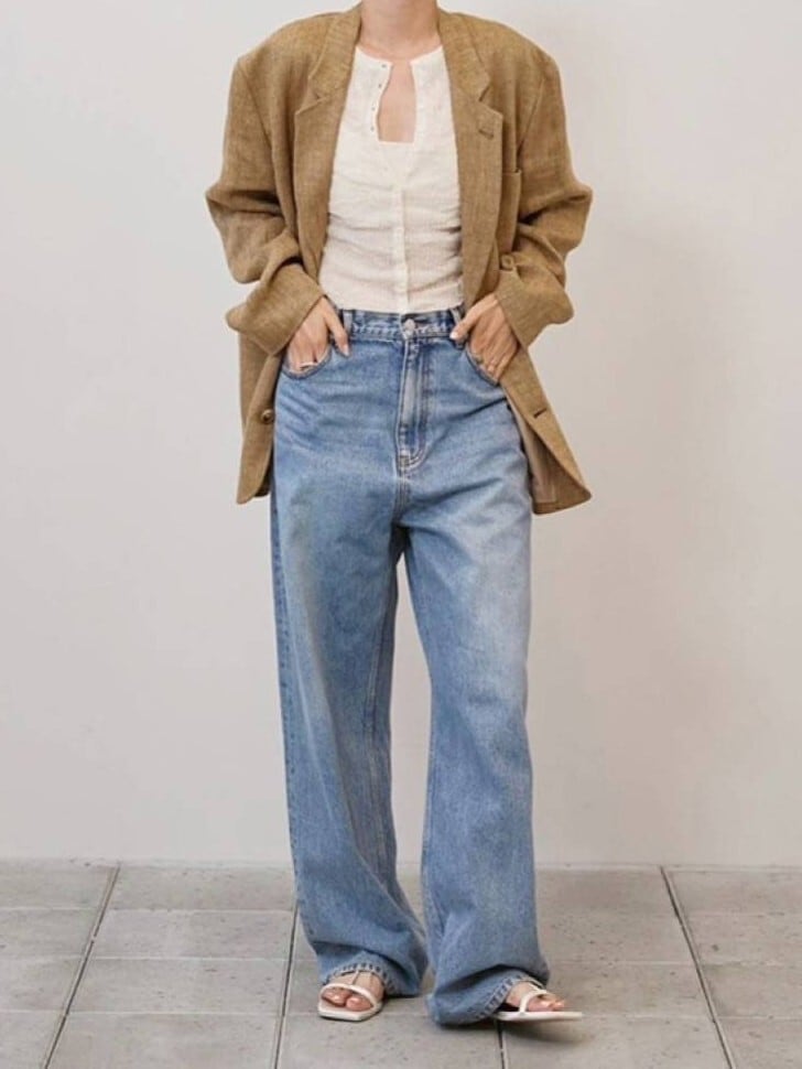 TODAYFUL】Boyfriend Linen Jacket | LASHIC