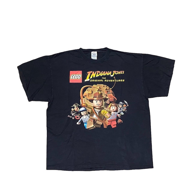 B LEGO INDIANA JONES THE ORIGINAL ADVENTURES TEE DELTA XL BLACK TEE 5238