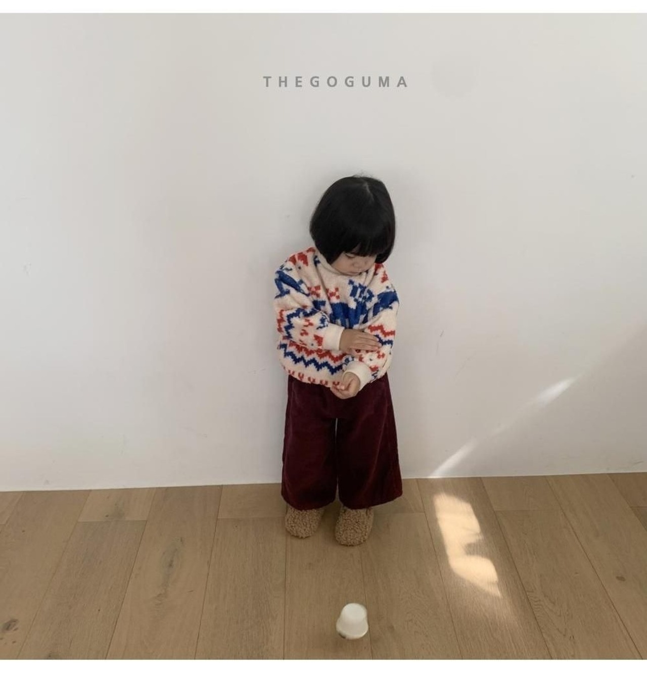 ザゴグマ / THE GOGUMA / ぽかぽかボアトレーナー / 韓国子供服 / ジュニア / 26winter〖取寄〗*JS~JL*