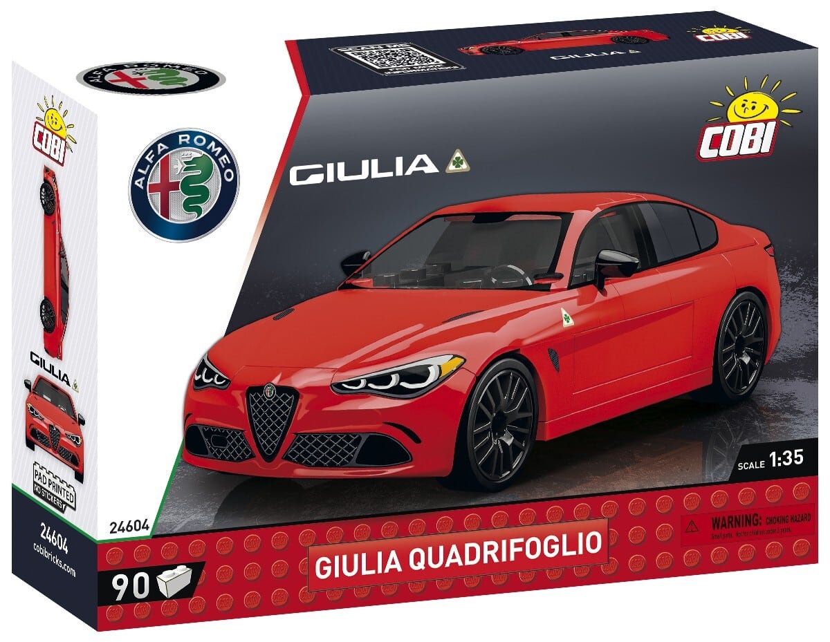 COBI #24604 アルファロメオ ジュリア クアドリフォリオ (Alfa Romeo