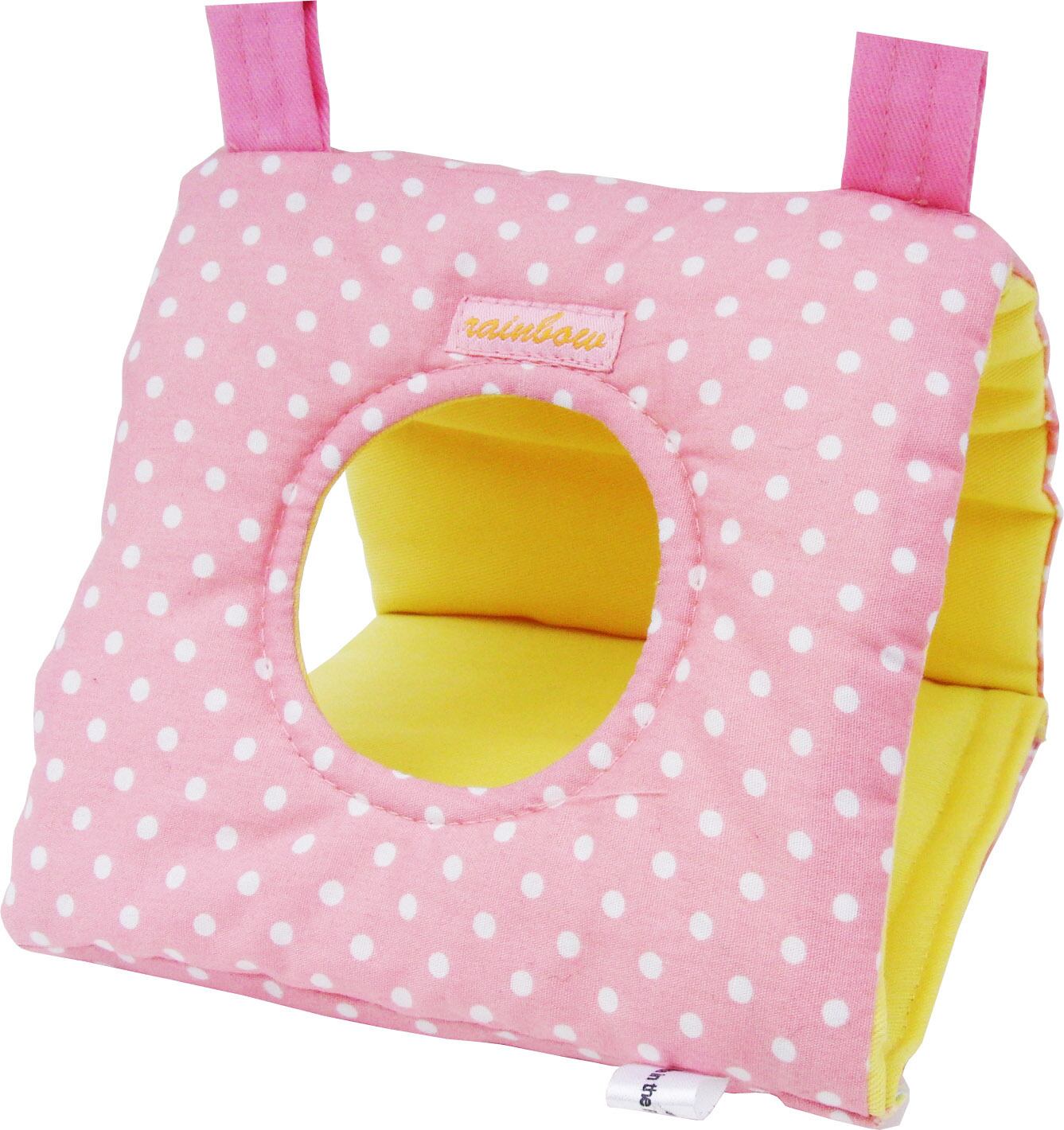 【小鳥用品】ミニミニさんかくトンネル ピンク/ブルー