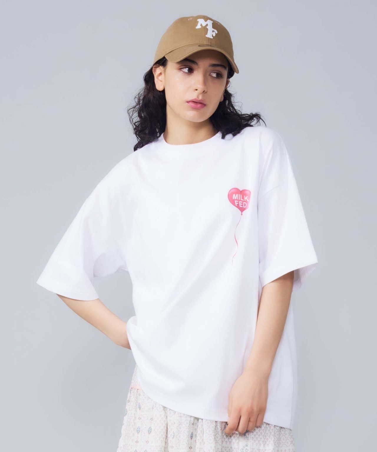 【MILKFED.】LOVE BALLOON WIDE S/S TEE