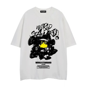 WORLD STANDARD/クルーネックプリントTシャツ/WSHT-049