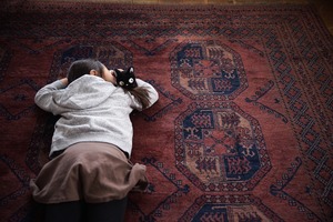 155 -Vintage turkmen rug