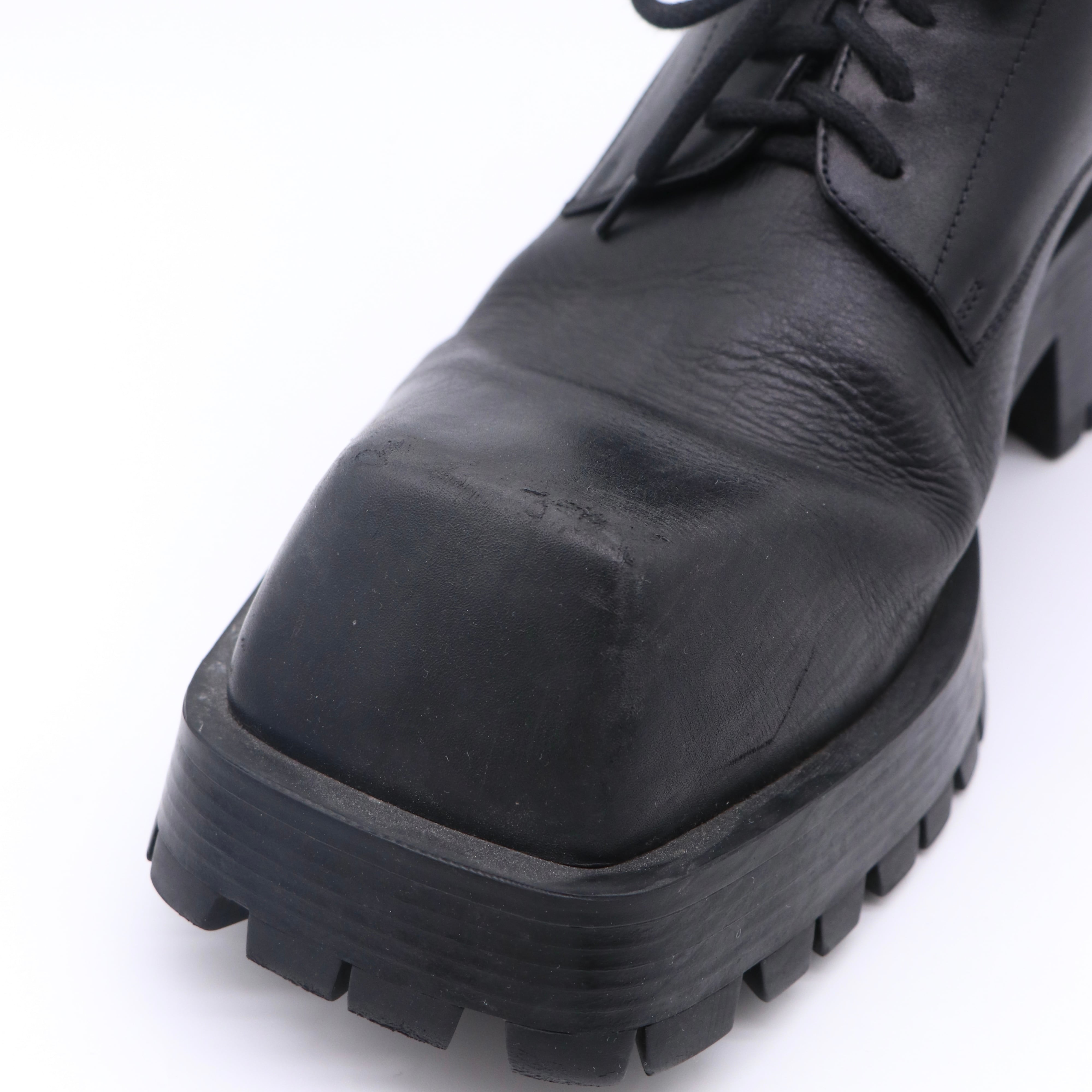 BALENCIAGA トルーパー ダービー シューズ ブラック バレンシアガ