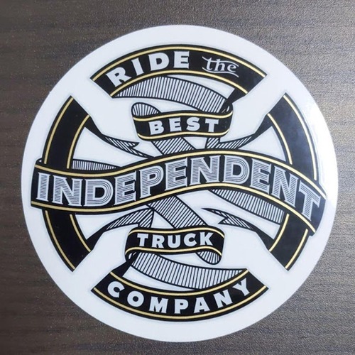 【ST-104】Independent Trucks インディペンデント スケートボード Skateboard sticker ステッカー BC Ribbon