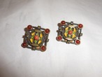 四角イヤリング(ビンテージ) vintage earrings(Made in U.S.A.)　　