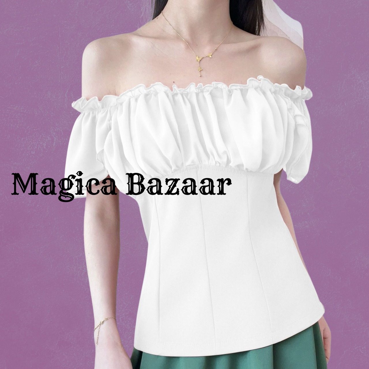 ダークスター 　オフショルダートップス　M24380