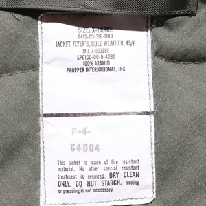Deadstock XL 00年 PROPPER CWU-45/P 米軍実物 フライトジャケット