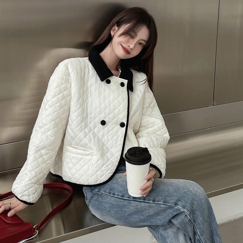 スタイルスタンダードジャケット レディースウィンタールーズトップス コットン レトロ 冬物 ガールズファッション21525872263