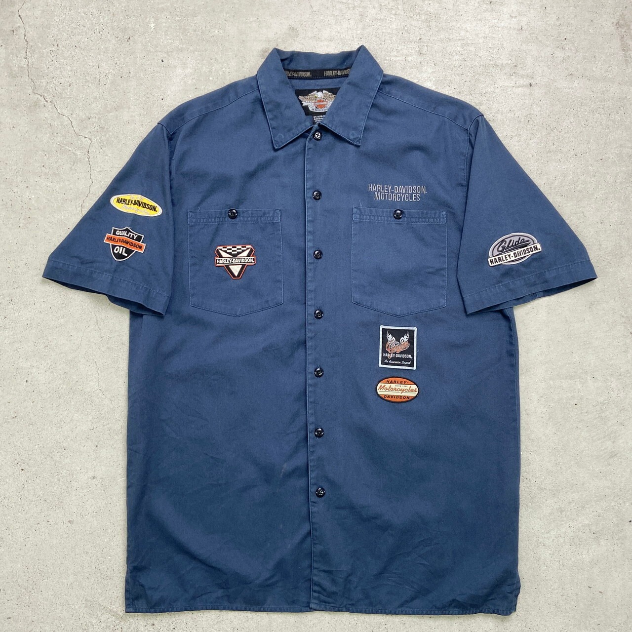 Harley-Davidson ハーレーダビッドソン 半袖シャツ ワークシャツ 