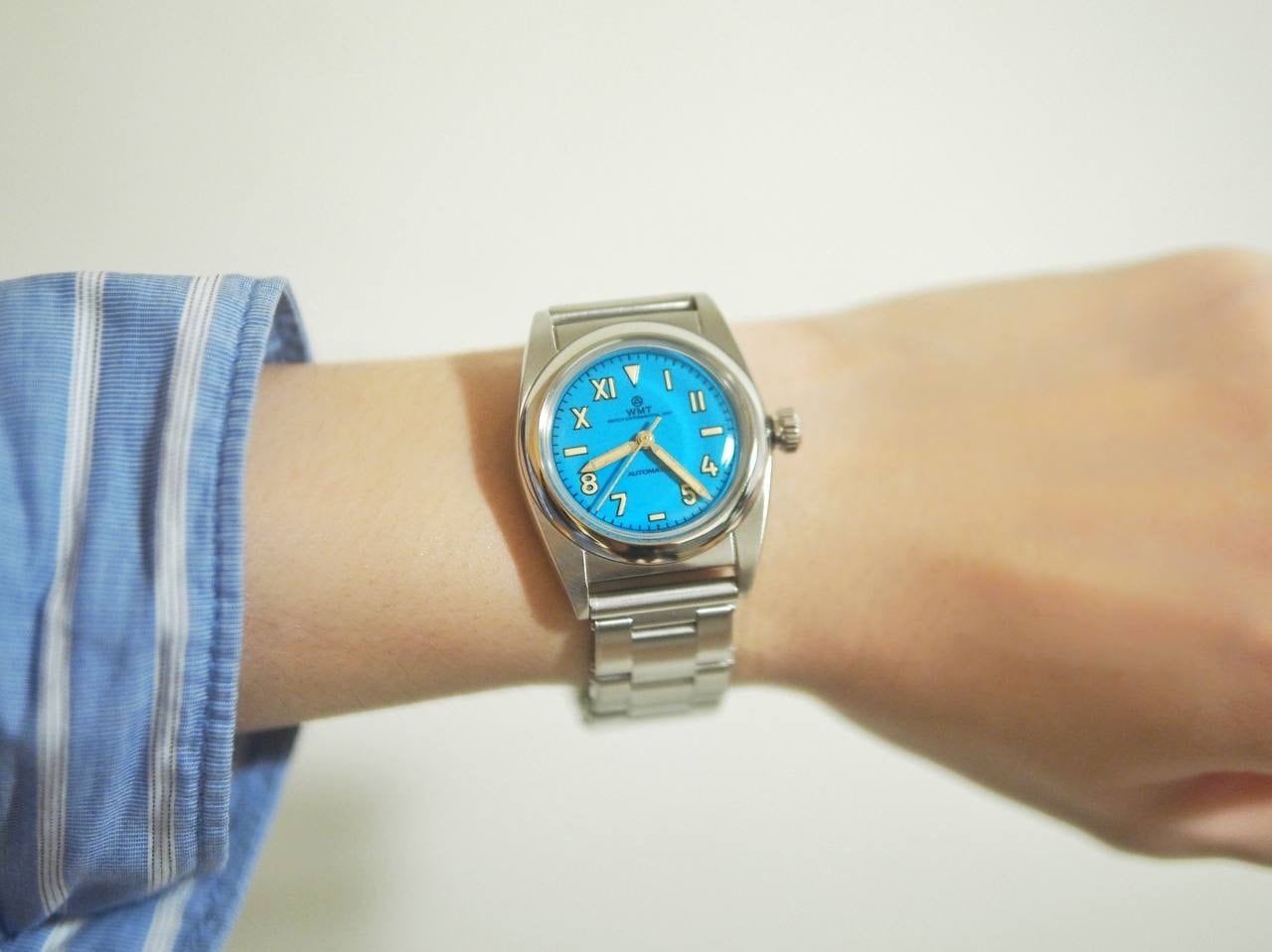 WMT WATCHES W15 – 9912 / Aged / Turquoise Blue Dial / Metal