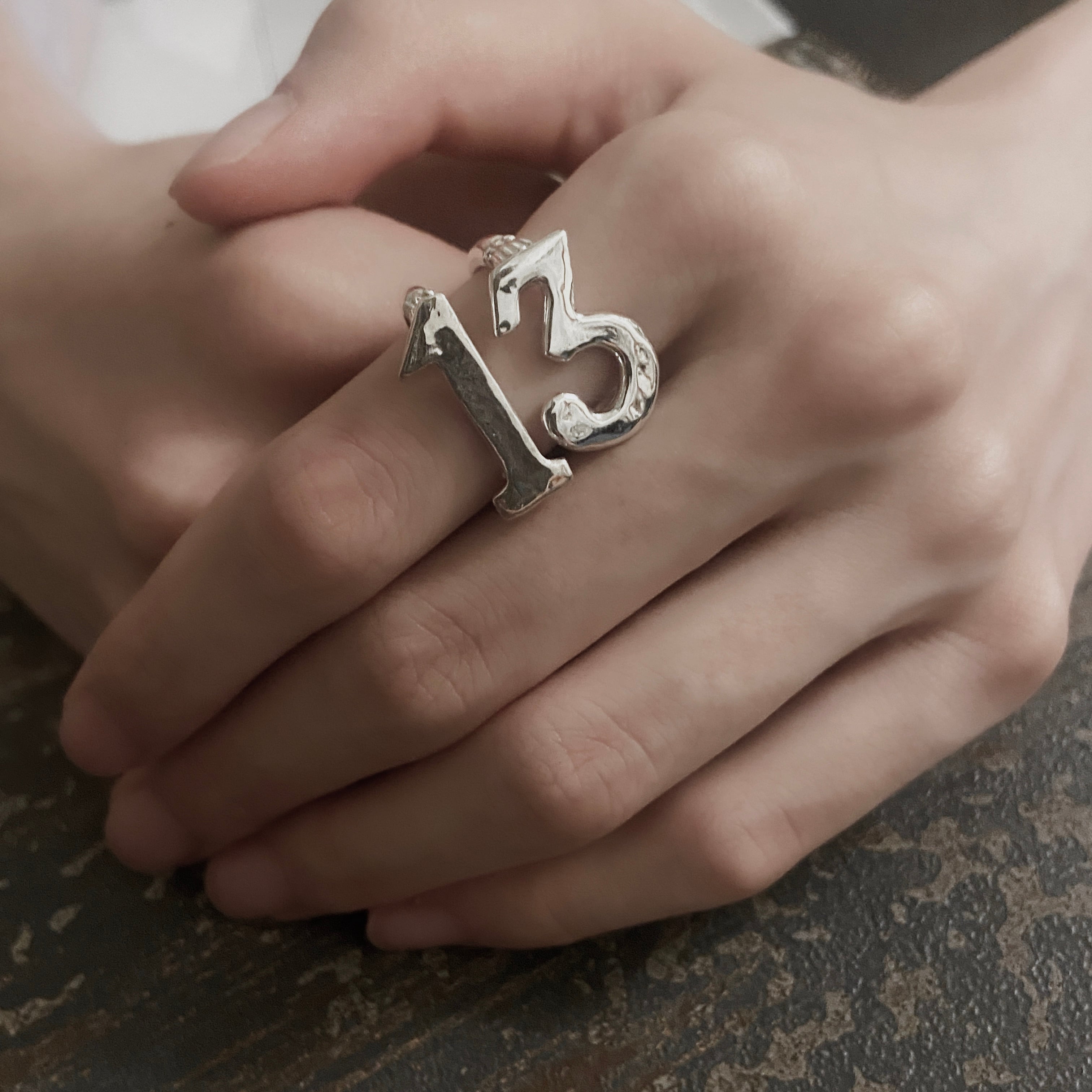 Numero Ring L ／数字0〜9のリング L（10号〜17号） | Mano Pigra