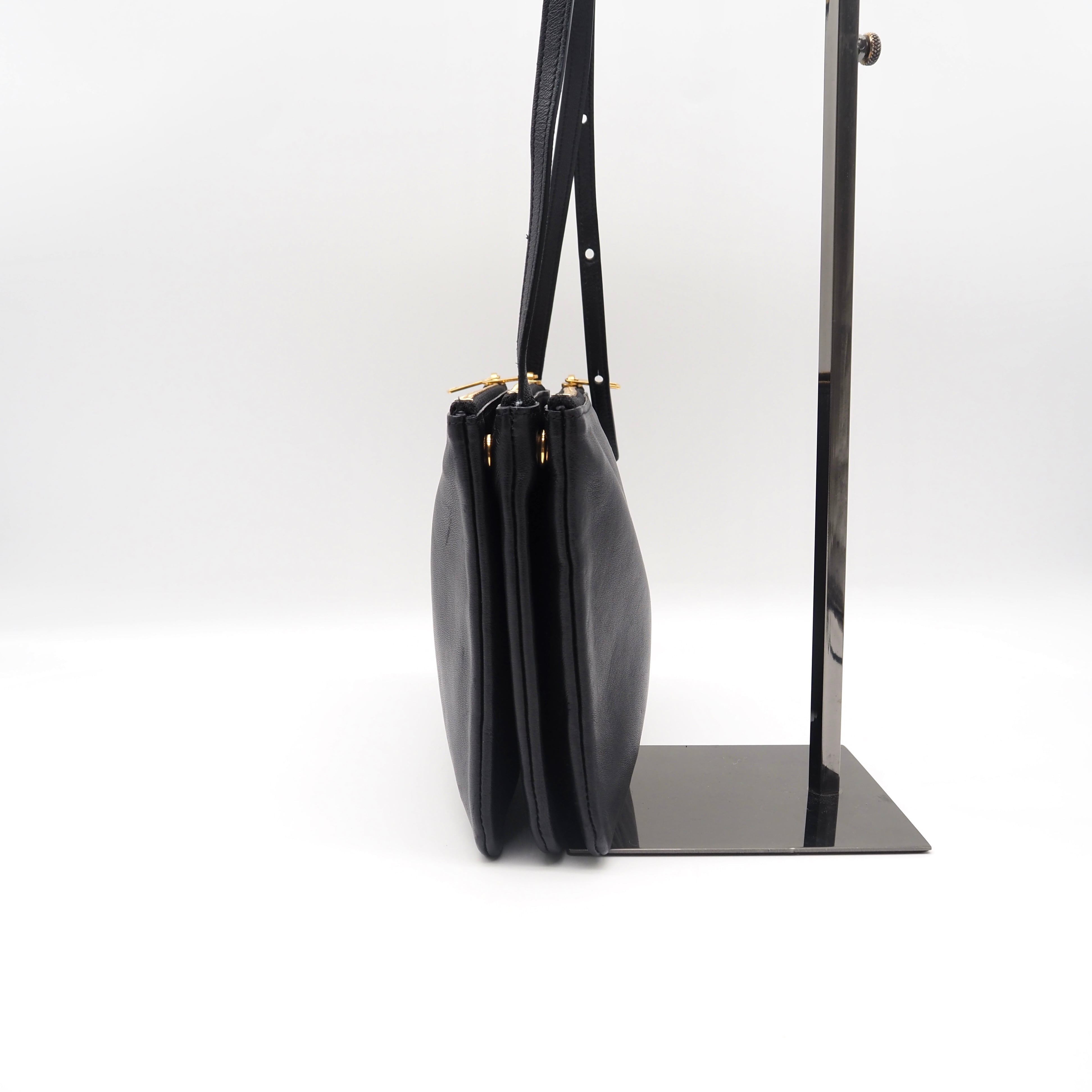 CELINE セリーヌ トリオ ラージ TRIO LARGE ショルダーバッグ レザー