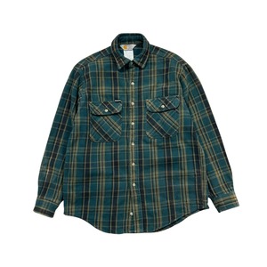 CARHARTT FLANNEL PLAID SHIRT SIZE M (USED)