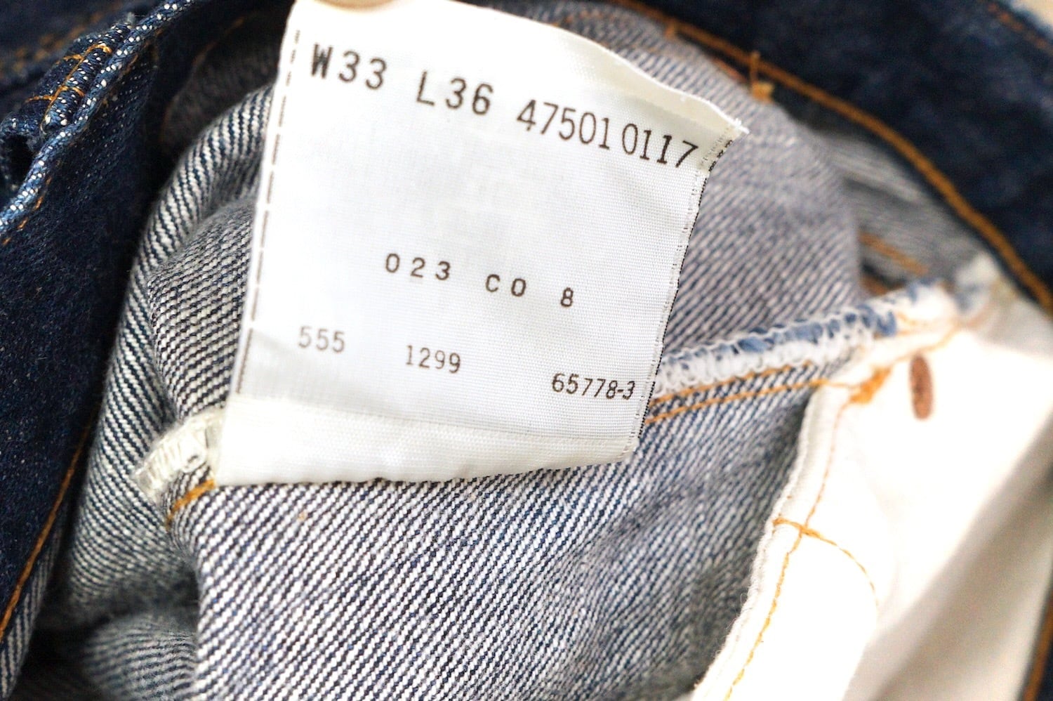 2840 Levi's リーバイス 501XX 47年モデル 47501 0117 米国製 99年製