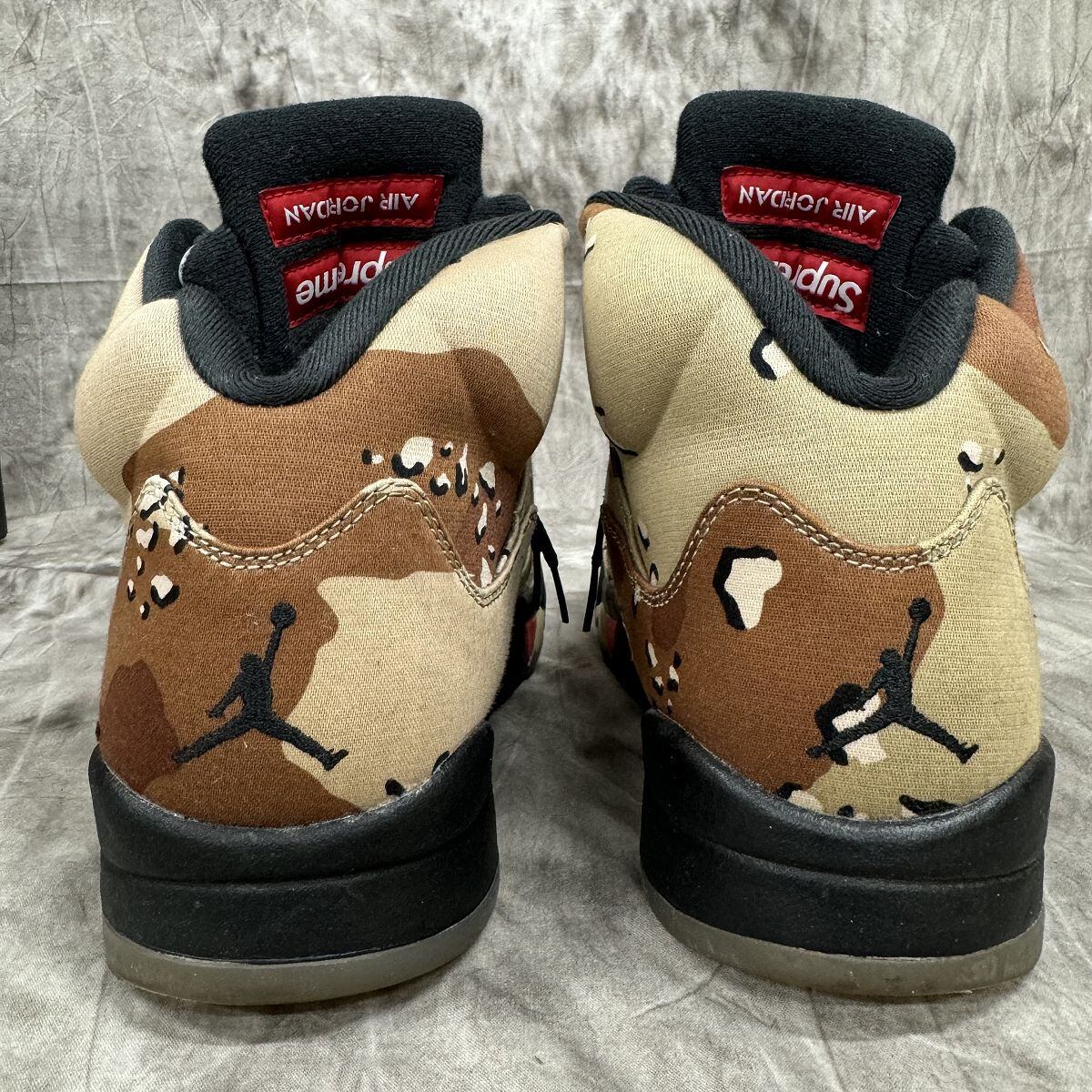 エアジョーダン5 supreme x jordan5 シュプリームコラボ28cm Supreme × Nike Air Jordan 5 Retro 