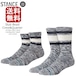 Stance ソックス スタンス Slub Boyd Crew & Quarter クルー クオーター 靴下 メンズ 25.5-29.0cm ギフト 男性 彼氏 プレゼント 贈り物 ゴルフ ゴルフソックス 厚手 スポーツ トレーニング CREW(SLU/BLUE) L25.5-29cm