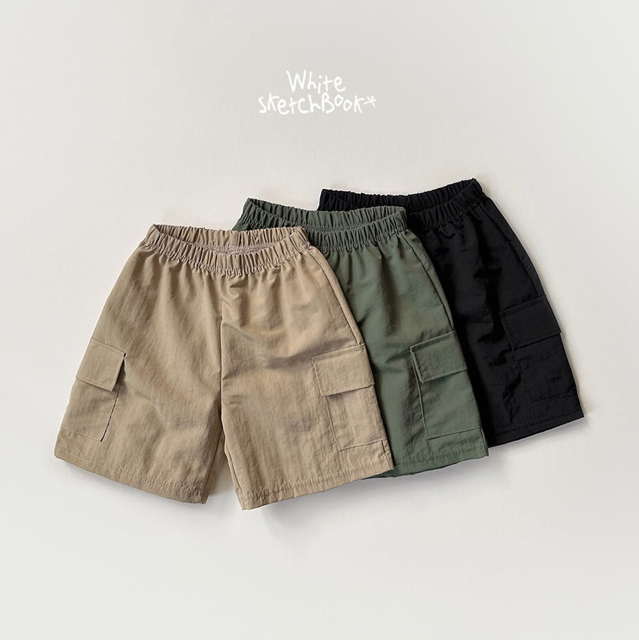 new cargo half pants【whitesketchbook】※5月中旬〜5月下旬発送予定