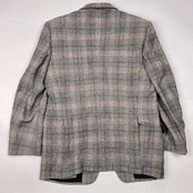 リネン シルク混 GIVENCHY ジバンシィ チェック 背抜き テーラードジャケット 96-86-170 メンズ