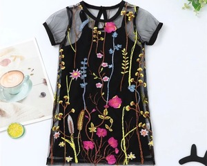 2点セット / シースルーワンピース / オーガンジー / 女の子 / 〜6才