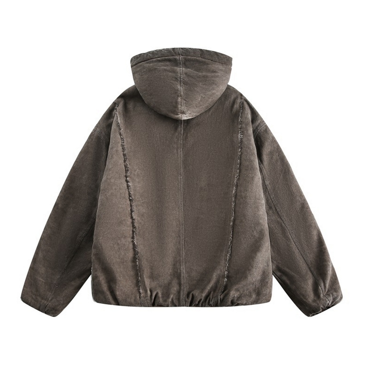 【暖かさUP】VINTAGE ウォッシュ加工中綿ジャケット T1271