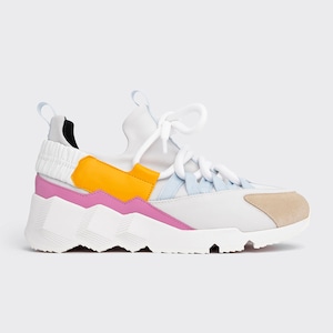 PIERRE HARDY　TREK COMET SNEAKER　WHITE PINK SUN