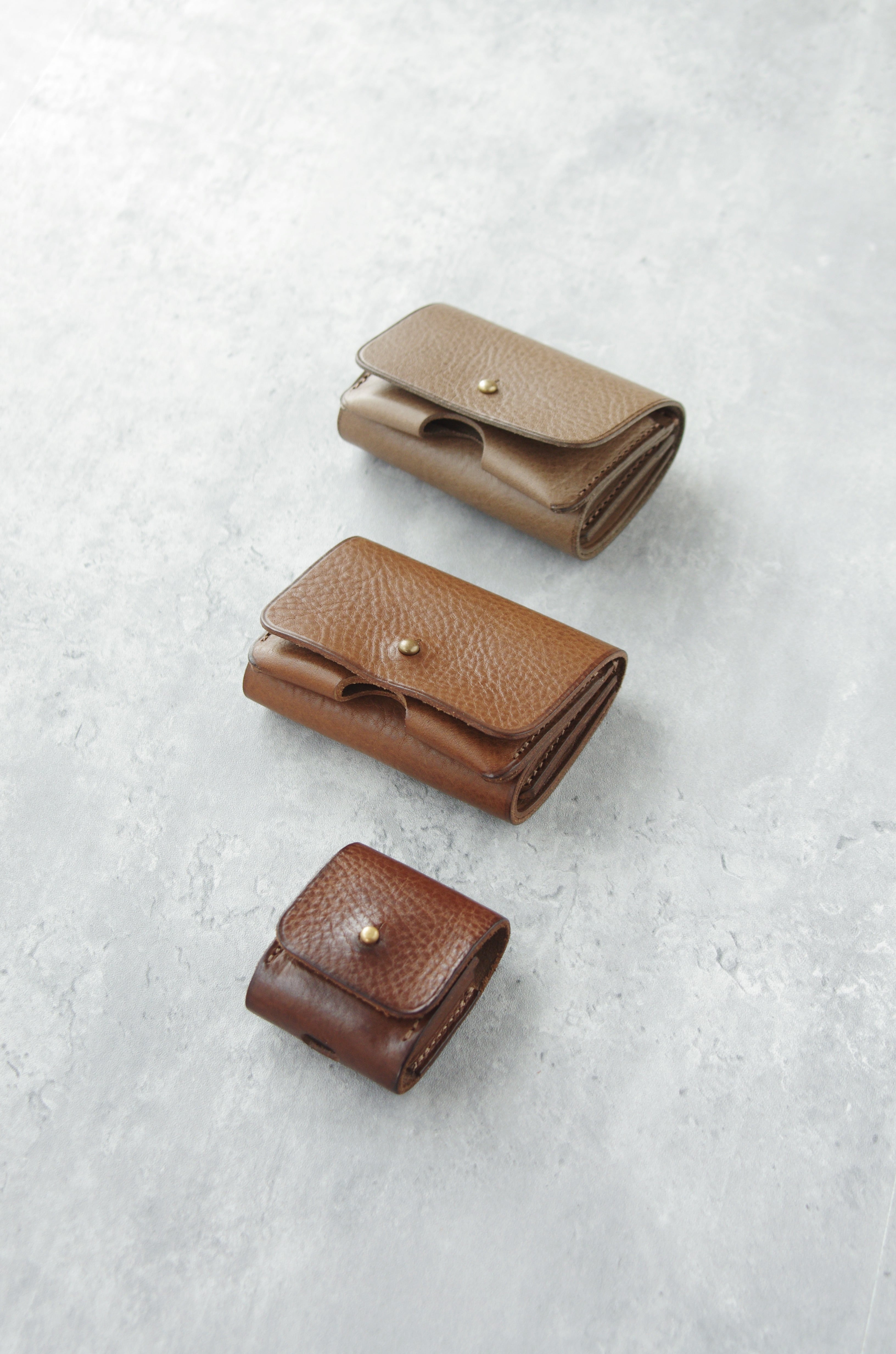 三つ折り財布】ミニ財布 コンパクト ミニマムウォレット レディース