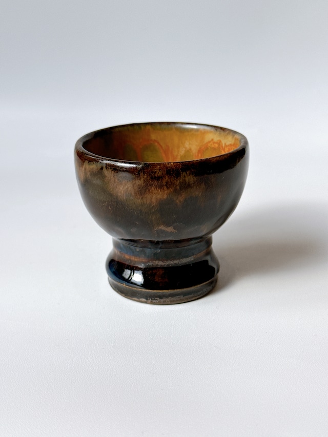 ぐい呑み　茶　B